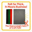 3.2mm Thick Acrylic Felt Sheets – 9x12" – Single Colors or Multi-Color Packs - Prismatic Fiber Arts