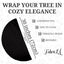 Premium Faux Fur Christmas Tree Skirt - 30 Inch | Luxurious Holiday Decorations - Prismatic Fiber Arts