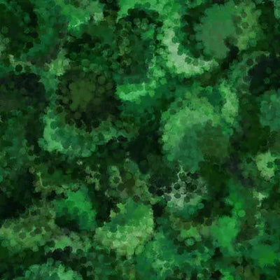 Green Evergeen Serendipity Wideback Cotton Fabric per yard - Prismatic Fiber Arts