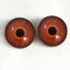 Amber Honeycomb Sew-On Button Glass Eyes - Prismatic Fiber Arts