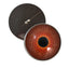 Amber Honeycomb Sew-On Button Glass Eyes - Prismatic Fiber Arts