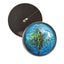 Blue Lizard Reptile Inspired Sew-On Button Glass Eyes - Prismatic Fiber Arts