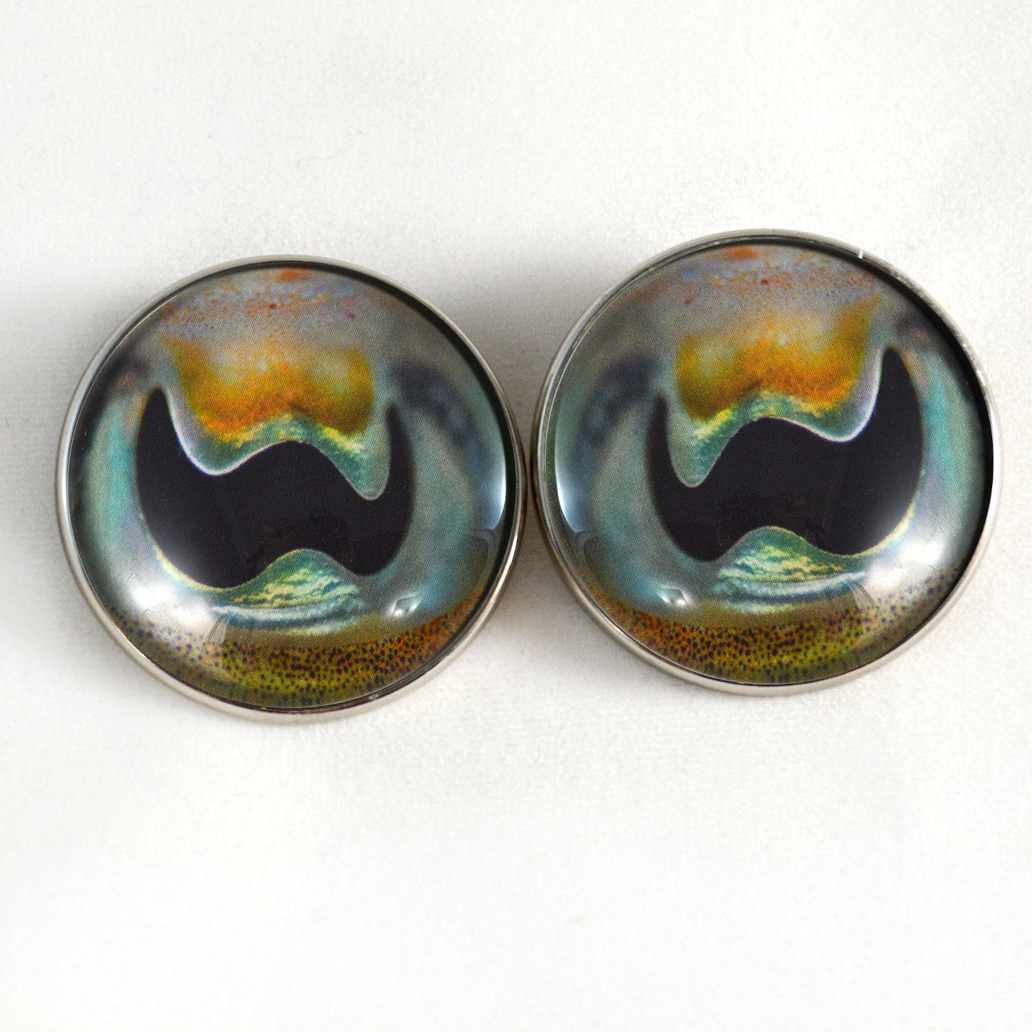 Cuttlefish Sew-On Button Glass Eyes - Prismatic Fiber Arts