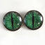 Green and Gray Dragon Sew-On Buttons Glass Eyes - Prismatic Fiber Arts
