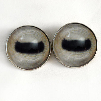 Pale Goat Sew-On Button Glass Eyes - Prismatic Fiber Arts