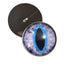 Purple and Blue Cat Dragon Sew-On Button Glass Eyes - Prismatic Fiber Arts