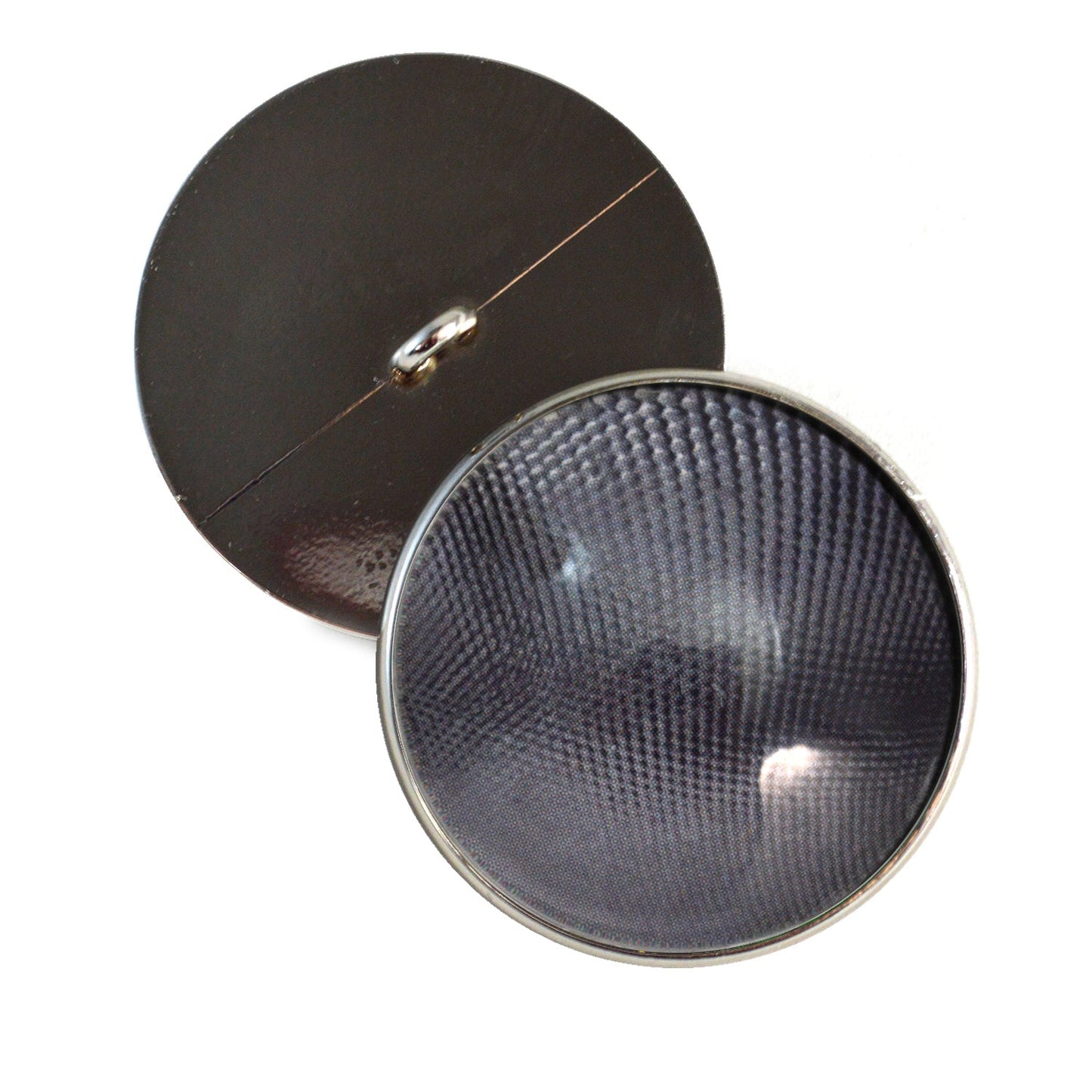 Black Bee Insect Sew-On Button Glass Eyes - Prismatic Fiber Arts