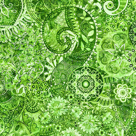 Moss Mystique Blender Wideback Cotton Fabric Per Yard - Prismatic Fiber Arts