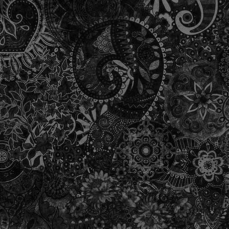Black Mystique Blender Wideback Cotton Fabric Per Yard - Prismatic Fiber Arts