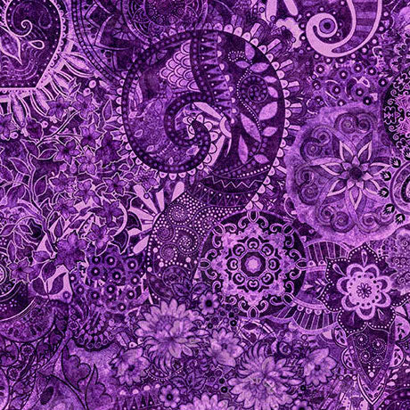 Lavender Mystique Blender Wideback Cotton Fabric Per Yard - Prismatic Fiber Arts