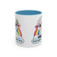 PFA "Logo" Accent Coffee Mug (11, 15oz) - Prismatic Fiber Arts