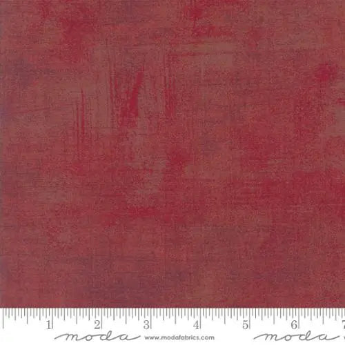 333 Red Mineral Rose Moda Grunge - Fat Quarter - Prismatic Fiber Arts