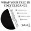 Premium Faux Fur Christmas Tree Skirt - 36 Inch | Luxurious Holiday Decorations - Prismatic Fiber Arts