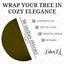 Premium Faux Fur Christmas Tree Skirt - 36 Inch | Luxurious Holiday Decorations - Prismatic Fiber Arts