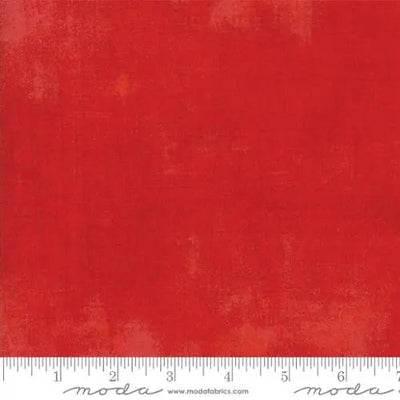 365 Red Scarlet Moda Grunge - Fat Quarter - Prismatic Fiber Arts
