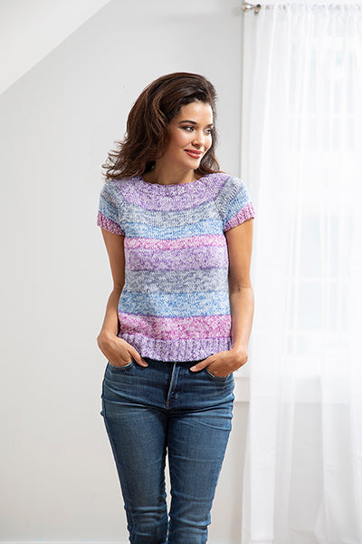 Fresh Berries Tee Pattern - Prismatic Fiber Arts