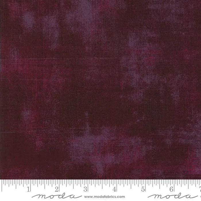 379 Fig Burgundy Moda Grunge - Fat Quarter - Prismatic Fiber Arts