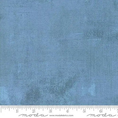 387 Blue Faded Denim Moda Grunge - Fat Quarter - Prismatic Fiber Arts