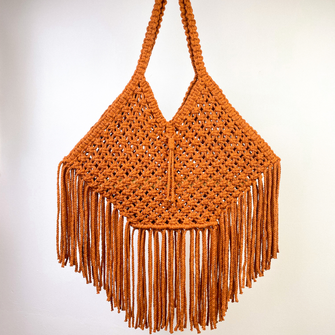 Macrame Fringe Bag DIY Kit by Ganxxet x Miss Knottie - Prismatic Fiber Arts
