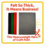 3.2mm Thick Acrylic Felt Sheets – 12"x18" Multi-Color or Single Color Options - Prismatic Fiber Arts