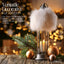 FabricLA Faux Fur Ribbon Trim Fabric -  Soft Christmas Fur Great for Crafting, Sewing, and Decorating - White - Prismatic Fiber Arts