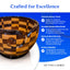 Artisan Yarn Bowl | Round - Prismatic Fiber Arts