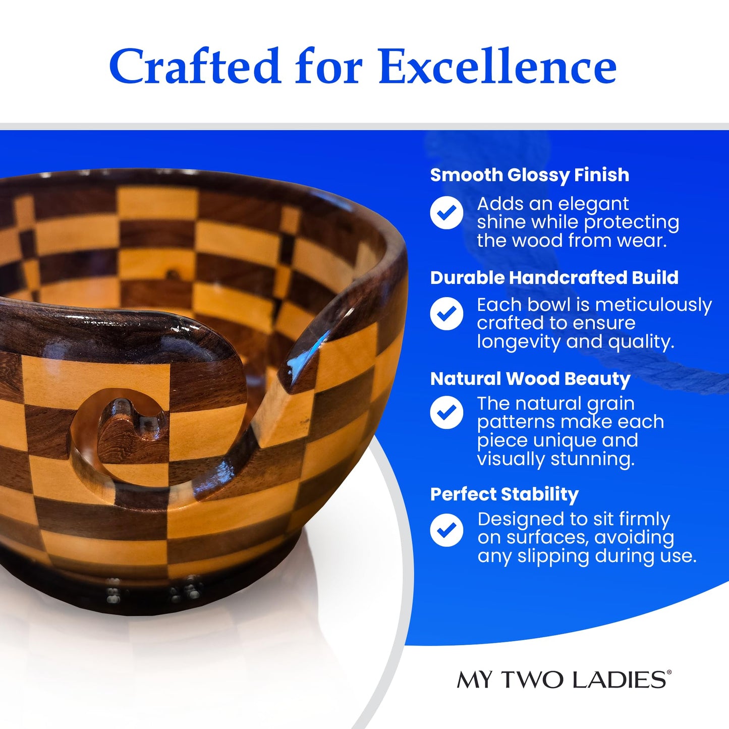 Artisan Yarn Bowl | Round - Prismatic Fiber Arts