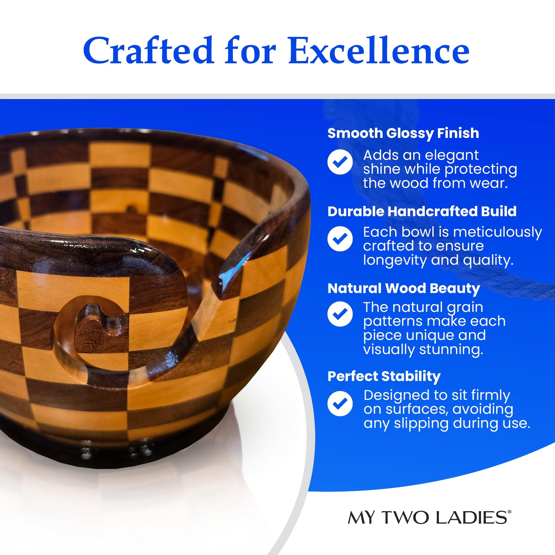 Artisan Yarn Bowl | Round - Prismatic Fiber Arts