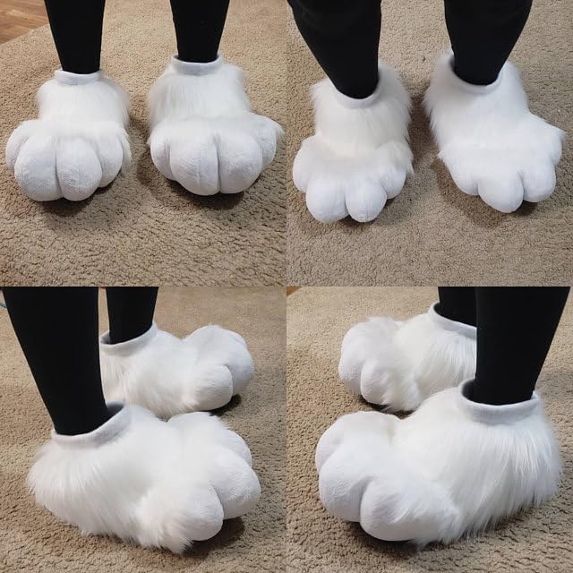 FabricLA 10x10 Faux Fur Squares - 8-Pack DIY Shaggy Patches - Prismatic Fiber Arts