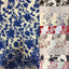 3D Embroidered Satin Floral Pearl Lace Fabric - Prismatic Fiber Arts