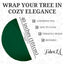 Premium Faux Fur Christmas Tree Skirt - 40 Inch | Luxurious Holiday Decorations - Prismatic Fiber Arts