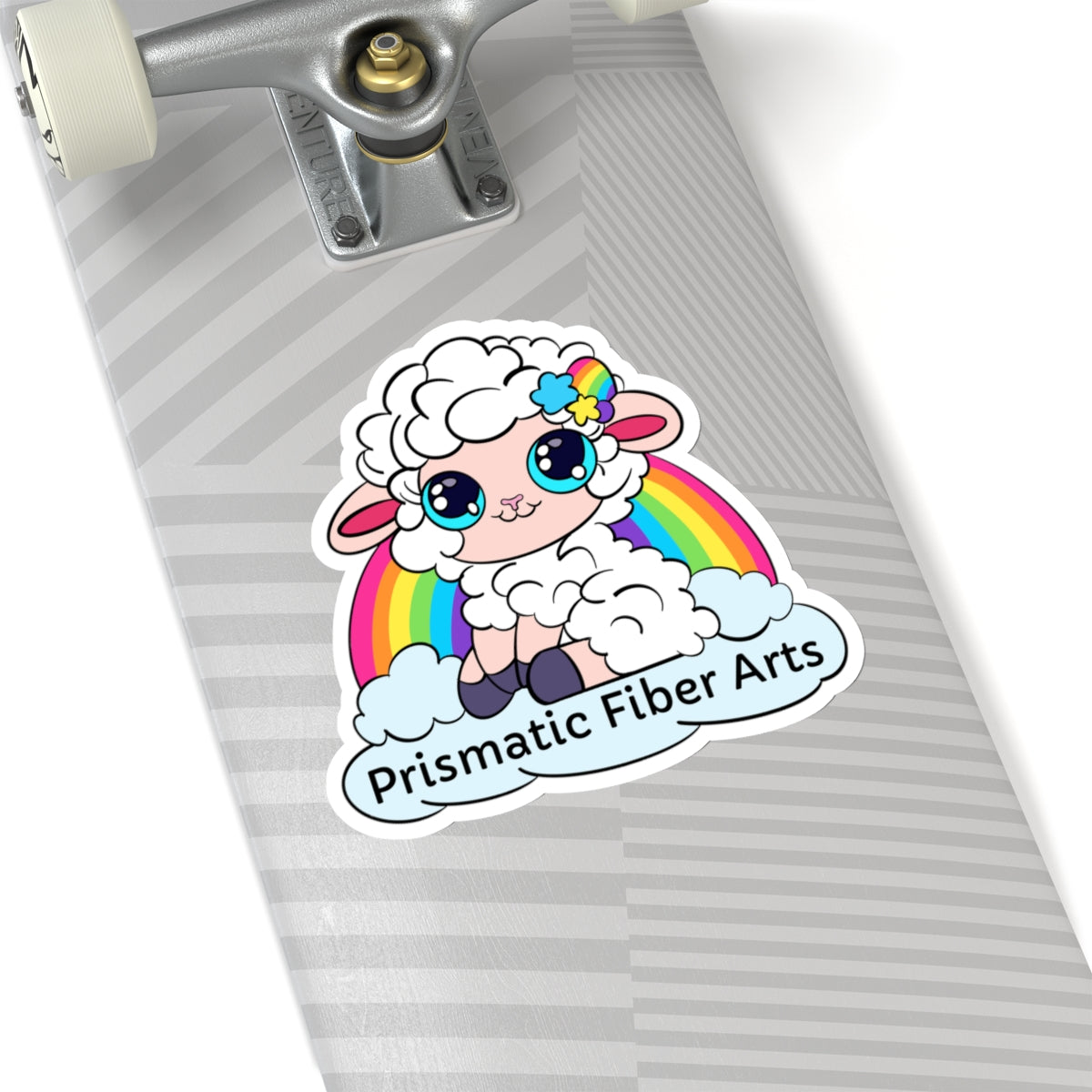 PFA Logo Kiss-Cut Stickers - Prismatic Fiber Arts