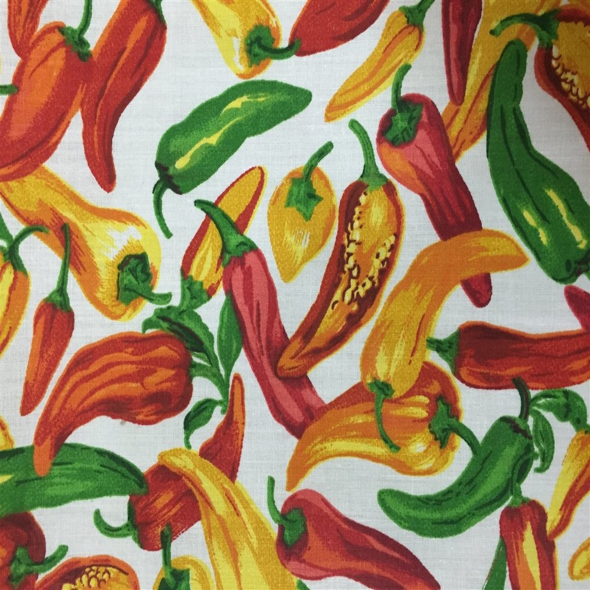 Fruit Printed Poly Cotton Fabric - Prismatic Fiber Arts