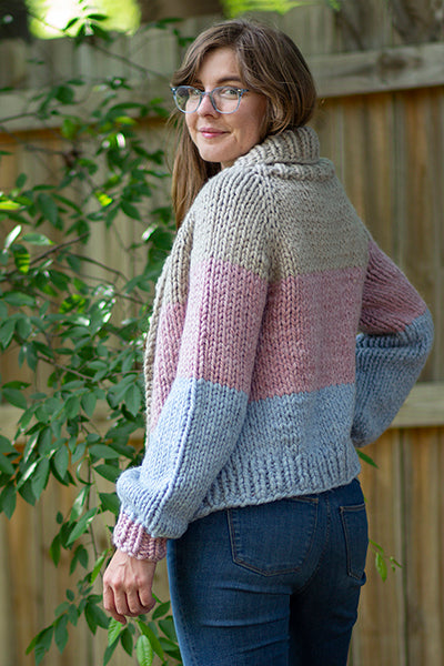 Paintbox Cardigan - Prismatic Fiber Arts