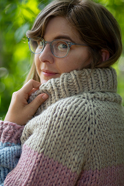 Paintbox Cardigan - Prismatic Fiber Arts
