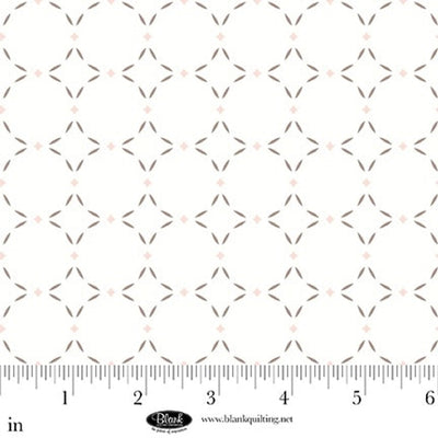 White Grid Sugar Dreams Cotton 44"/45" Fabric Per Yard - Prismatic Fiber Arts
