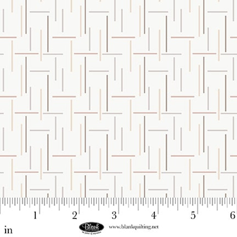 White Lines Sugar Dreams Cotton 44"/45" Fabric Per Yard - Prismatic Fiber Arts