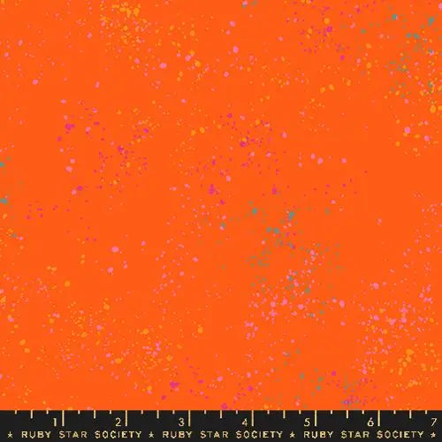 Orange Speckled Goldfish 43"/44" Fabric Per Yard - Prismatic Fiber Arts