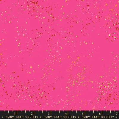 Pink Speckled Metallic Playful 43"/44" Fabric Per Yard - Prismatic Fiber Arts