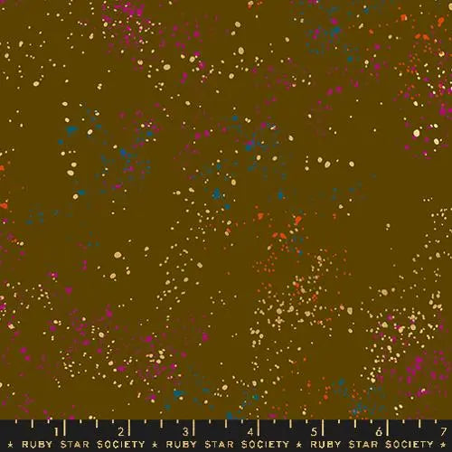 Brown Speckled Metallic Cocoa 43"/44" Fabric Per Yard - Prismatic Fiber Arts