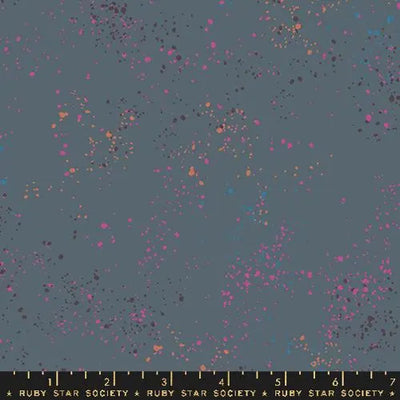 Grey Speckled Ghostly 43"/44" Fabric Per Yard - Prismatic Fiber Arts