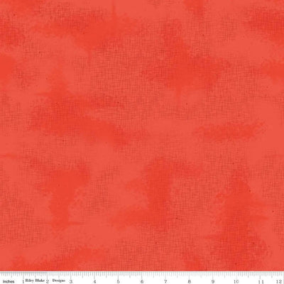 Red Shabby Paprika Cotton 43"/44" Fabric Per Yard - Prismatic Fiber Arts