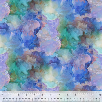 Multi Color Tempest Nebula Aura 44"/45 Fabric Per Yard - Prismatic Fiber Arts