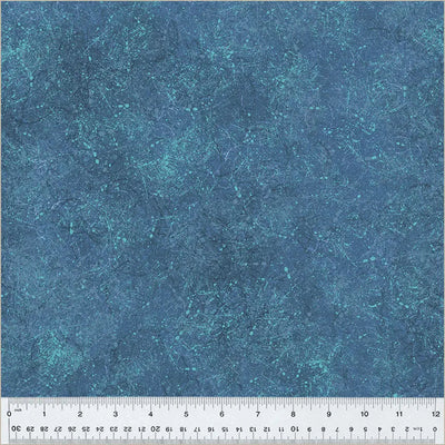Blue Lapis Noteworthy Splatter 44"/45 Fabric Per Yard - Prismatic Fiber Arts