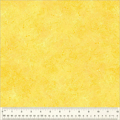 Yellow Noteworthy Splatter 44"/45 Fabric Per Yard - Prismatic Fiber Arts