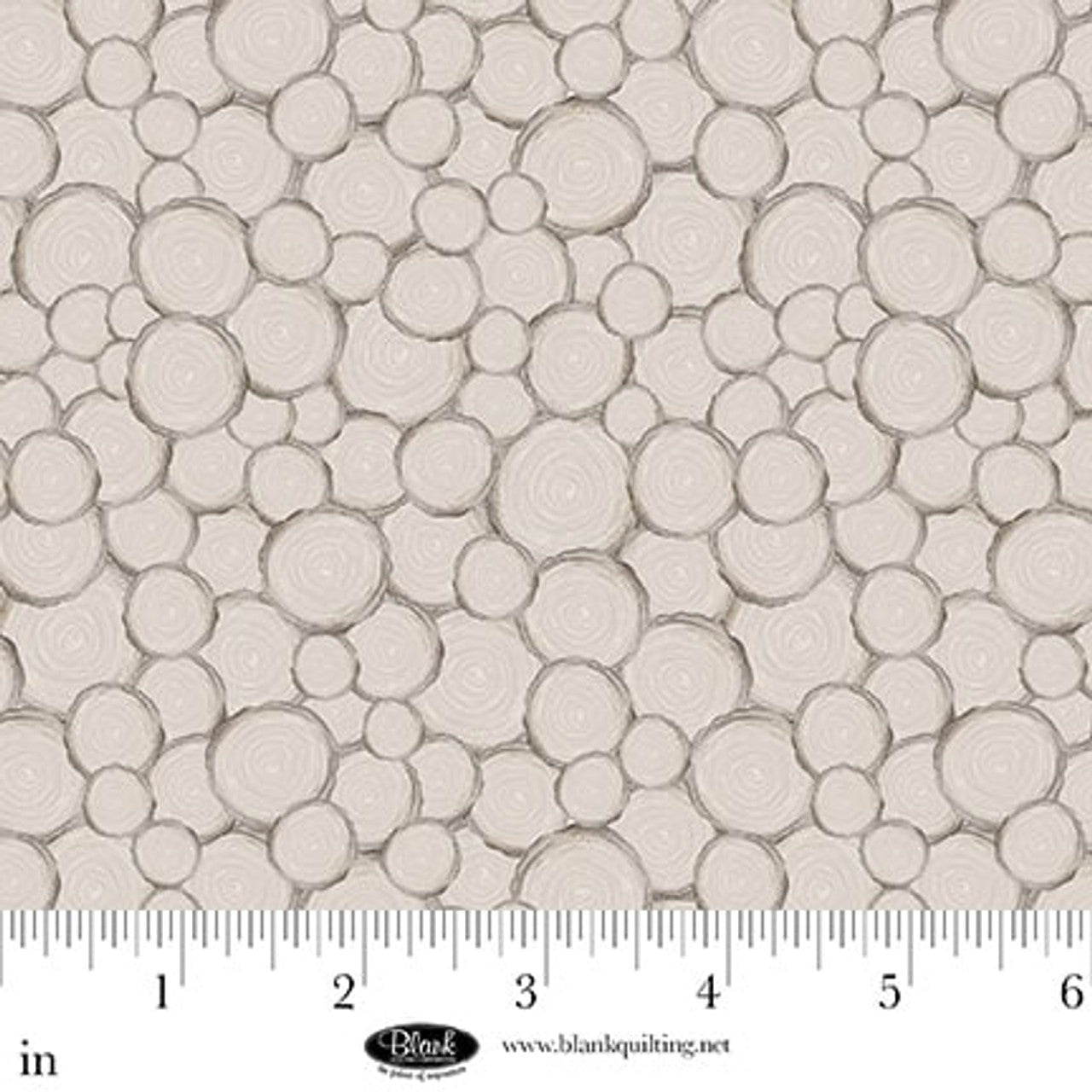 Med. Gray Tree Trunk Geo Petals & Pewter Cotton 44"/45" Fabric Per Yard - Prismatic Fiber Arts