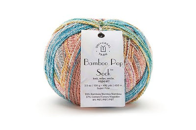Bamboo Pop Sock Multi - Prismatic Fiber Arts
