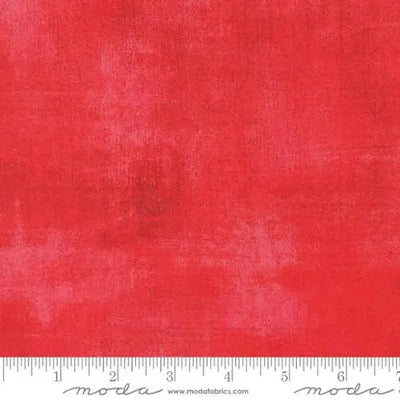 Red Grunge Basics Flamingo 44"/45" Fabric Per Yard - Prismatic Fiber Arts