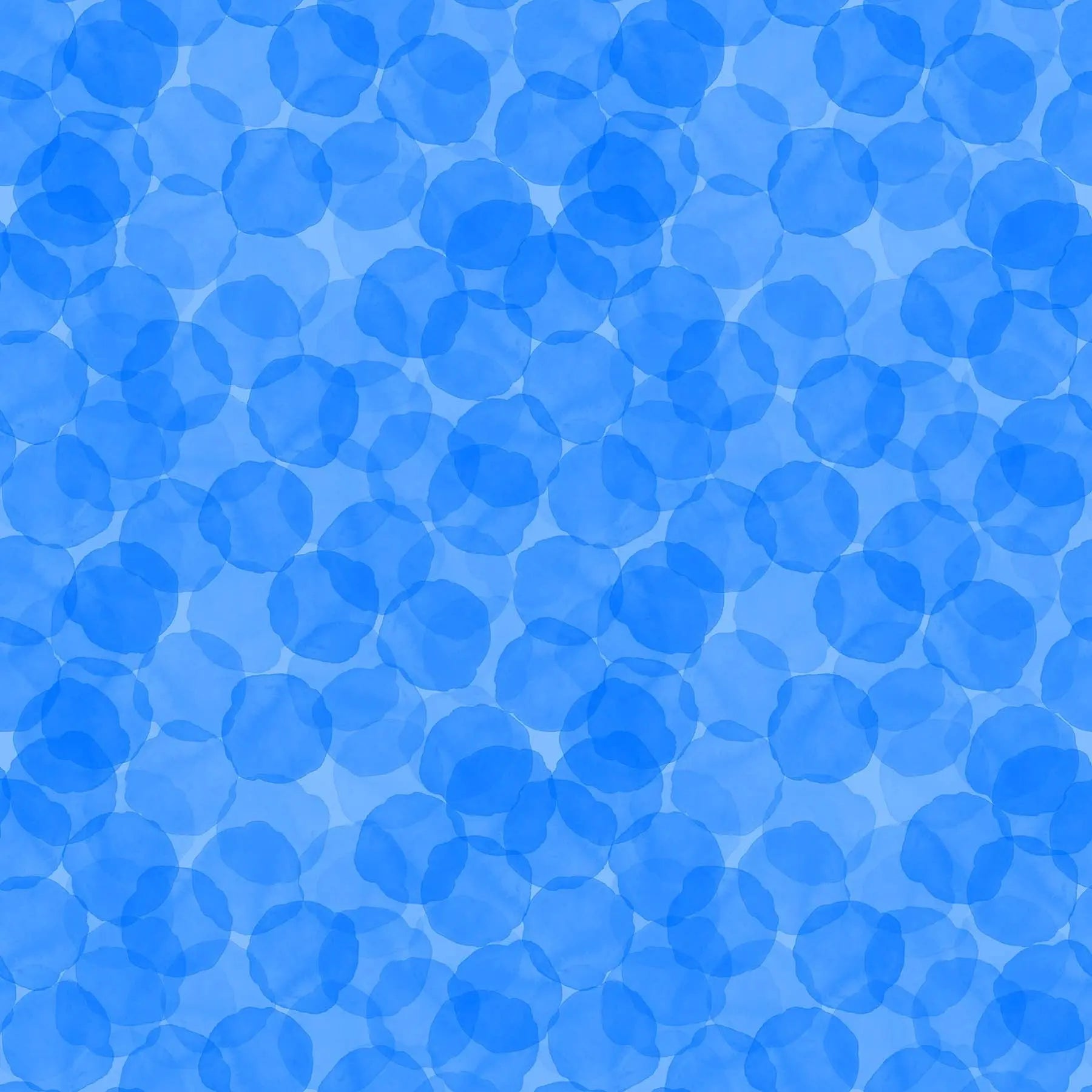 Blue Curacao Juicy Tonal Trio Cotton 44"/45" Fabric Per Yard - Prismatic Fiber Arts