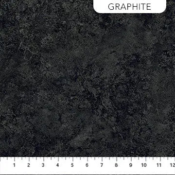 Black Graphite Quartz Stonehenge Gradations Cotton 44"/45" Fabric Per Yard - Prismatic Fiber Arts